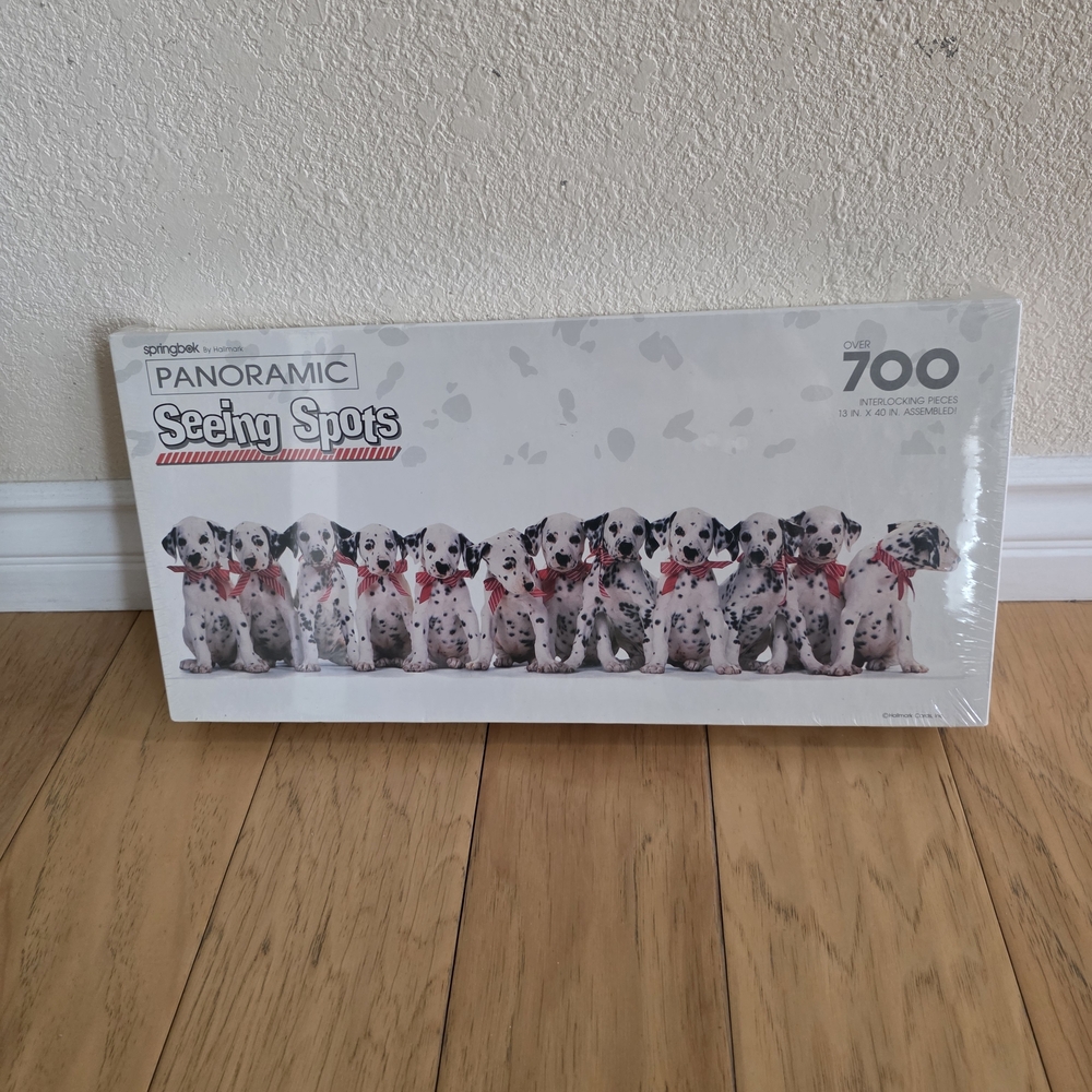 Panoramic 'Seeing Spots' Dalmatian 700-Piece Puzzle